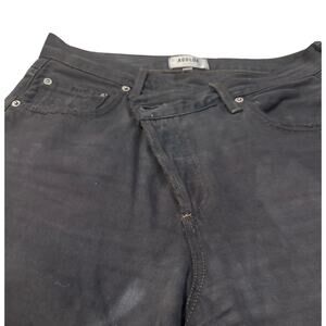 Rare AGOLDE Criss Cross Grey Wide Leg Jeans, Size 25